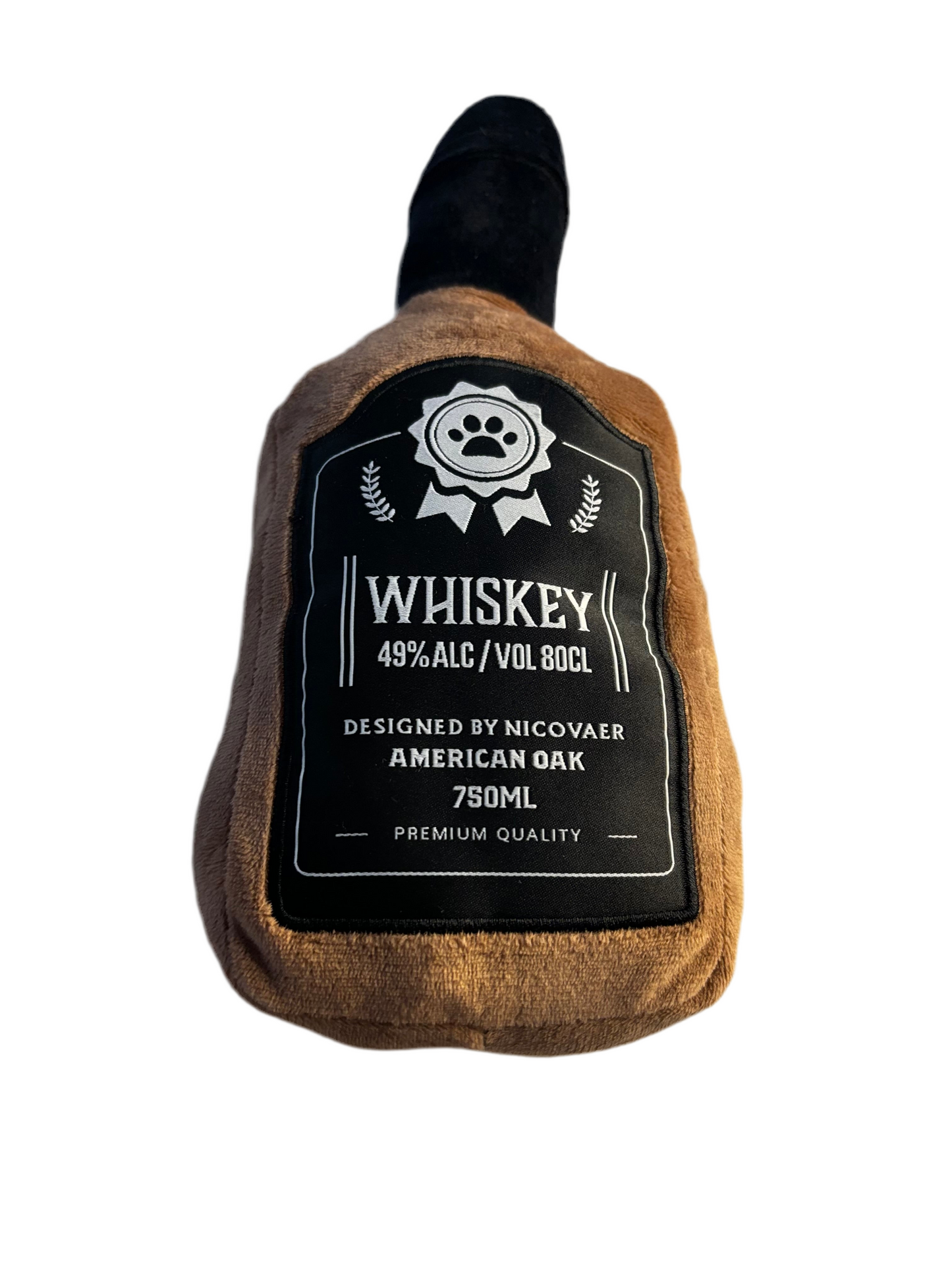 Whisky bottle plush toy